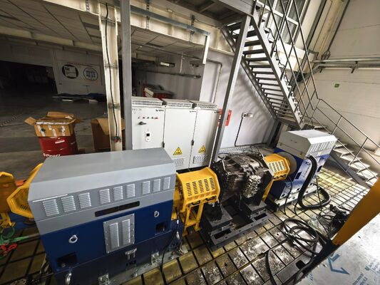 SSCD500-1500/3800 500kW 3183 Nm سیستم بنک آزمون داینامومتر