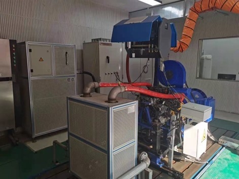 بستر تست دینامومتر عملکرد موتور گازی SSCG90-3000/10000 90Kw